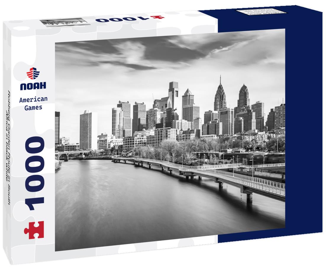 Noah Jigsaw Puzzle Robberg Garden Route in South Africa in black white 1000 pieces