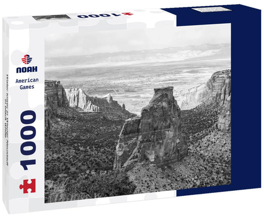 Noah Jigsaw Puzzle Water tower in Wiener Neustadt in black white 1000 pieces