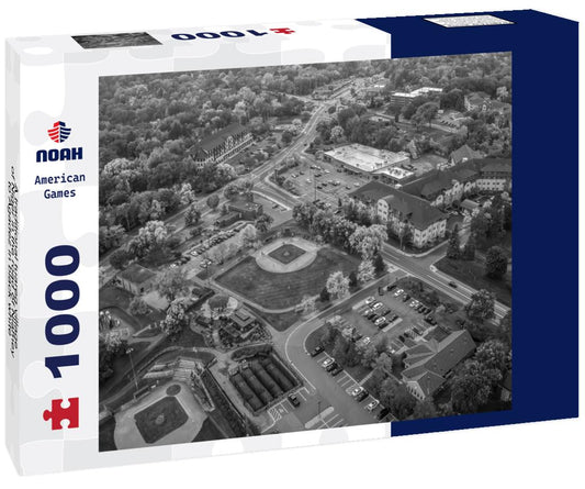 Noah Jigsaw Puzzle A traditional tuareg village of Niger in the road of Niamey to Agadez in black white 1000 pieces