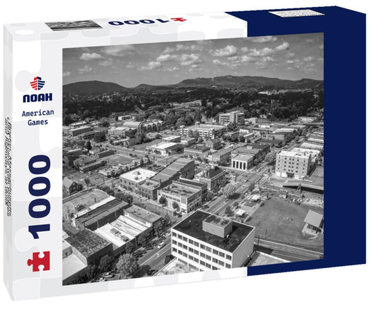 Noah Jigsaw Puzzle Boston, Massachusetts, USA skyline with bridges and highways at dusk in black white 1000 pieces