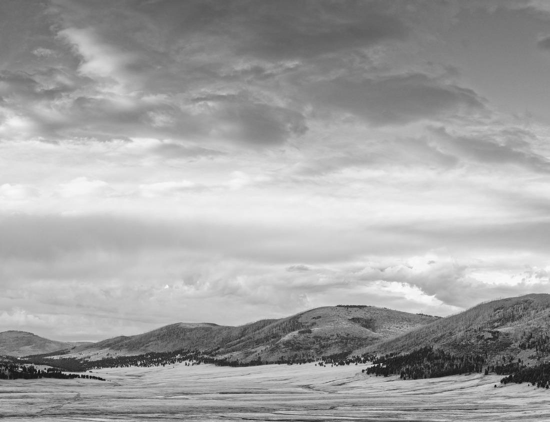 Noah Jigsaw Puzzle Colorful Artist's Palette rocks on the mountain side in Death Valley National Park, California, USA in black white 1000 pieces