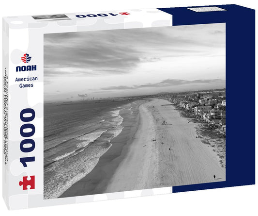 Noah Jigsaw Puzzle A beautiful overlooking view of nature in Wind Cave National Park, South Dakota in black white 1000 pieces