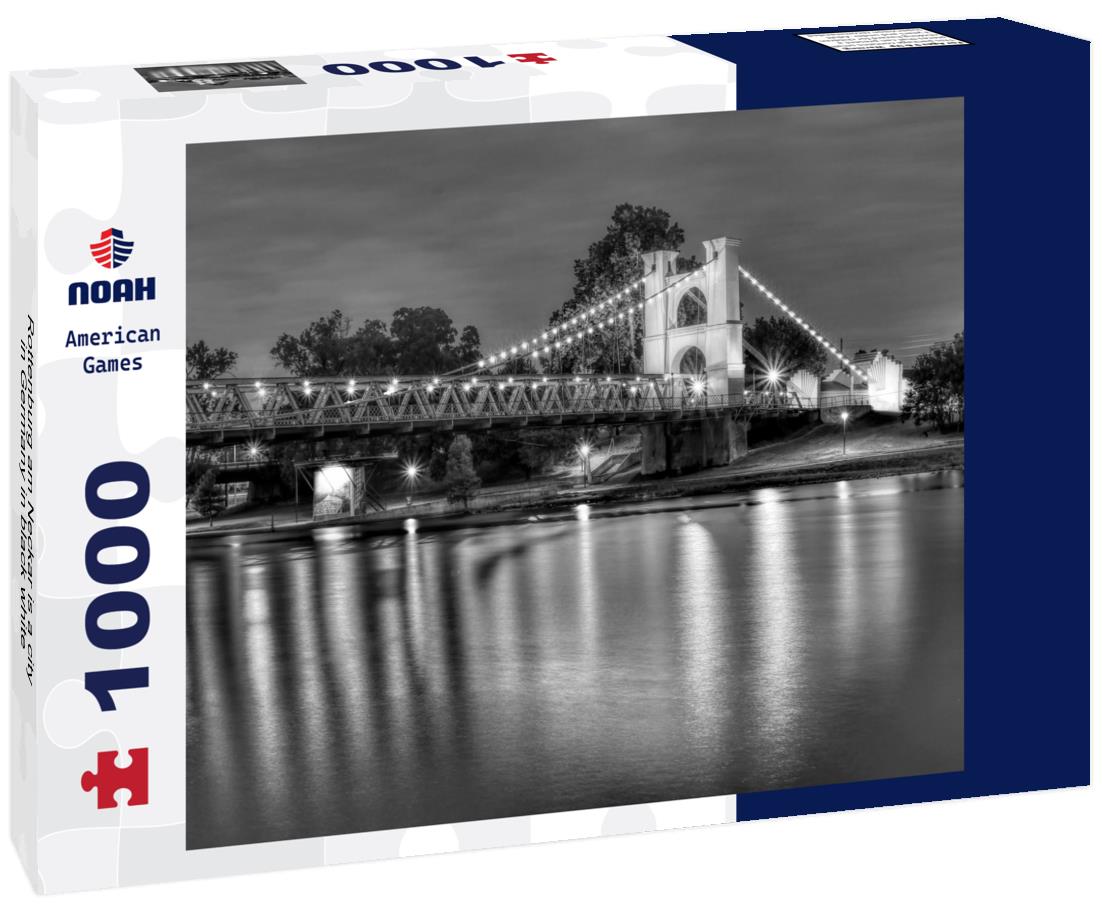 Noah Jigsaw Puzzle Rottenburg am Neckar is a city in Germany in black white 1000 pieces