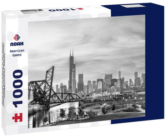 Noah Jigsaw Puzzle Xalapa, Veracruz/Mexico - Daytime street scene of Veracruz's capital city of Xalapa in black white 1000 pieces