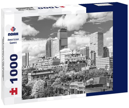 Noah Jigsaw Puzzle Black Canyon of The Gunnison National Park in black white 1000 pieces