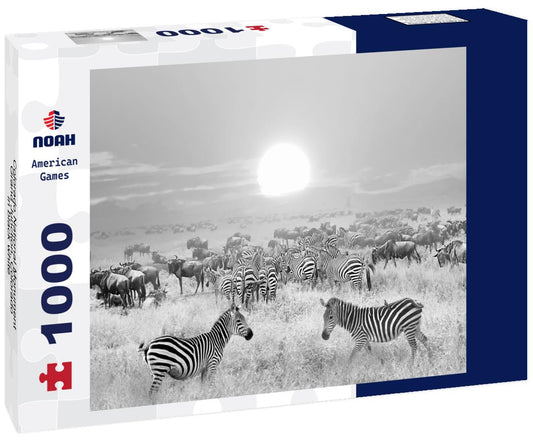Noah Jigsaw Puzzle Colorado National Monument, Grand Junction, Colorado in black white 1000 pieces