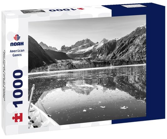 Noah Jigsaw Puzzle Deer Creek Falls in Tehama County, CA in black white 1000 pieces