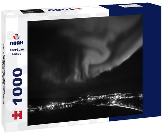 Noah Jigsaw Puzzle Birmingham, Alabama, USA Downtown Skyline Panorama in black white 1000 pieces