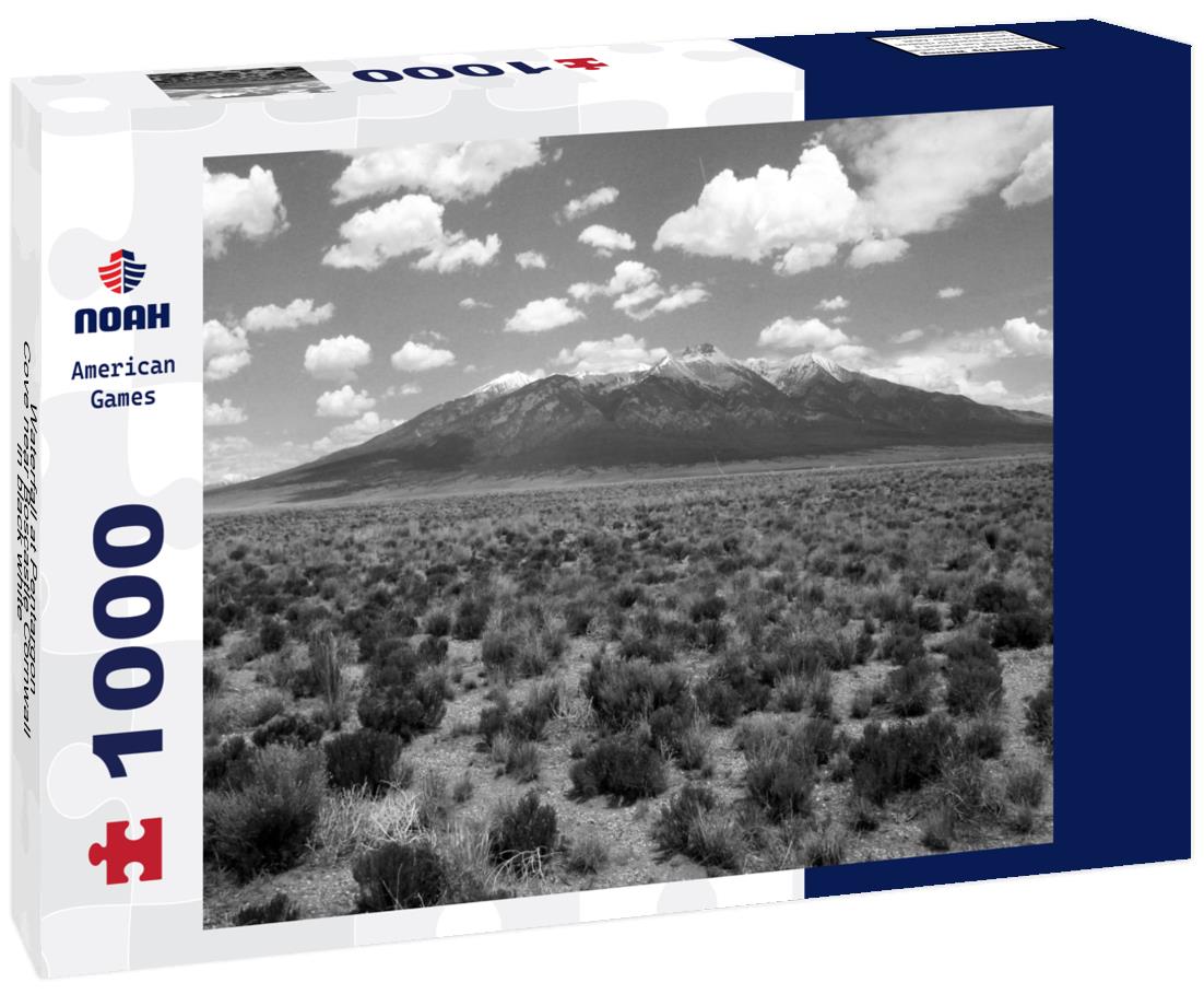 Noah Jigsaw Puzzle View of Blanca Peak in Alamosa County, Colorado, USA. in black white 1000 pieces