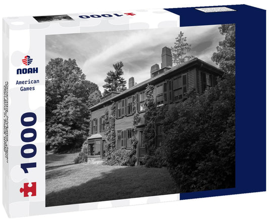 Noah Jigsaw Puzzle Kanazawa, Ishikawa, Japan dawn winter at Kenrokuen Gardens in black white 1000 pieces