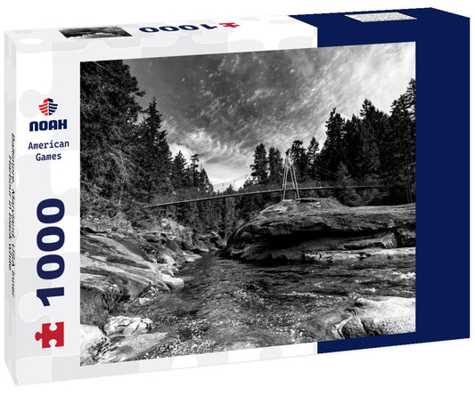 Noah Jigsaw Puzzle Baltimore, Maryland, USA Inner Harbour in black white 1000 pieces