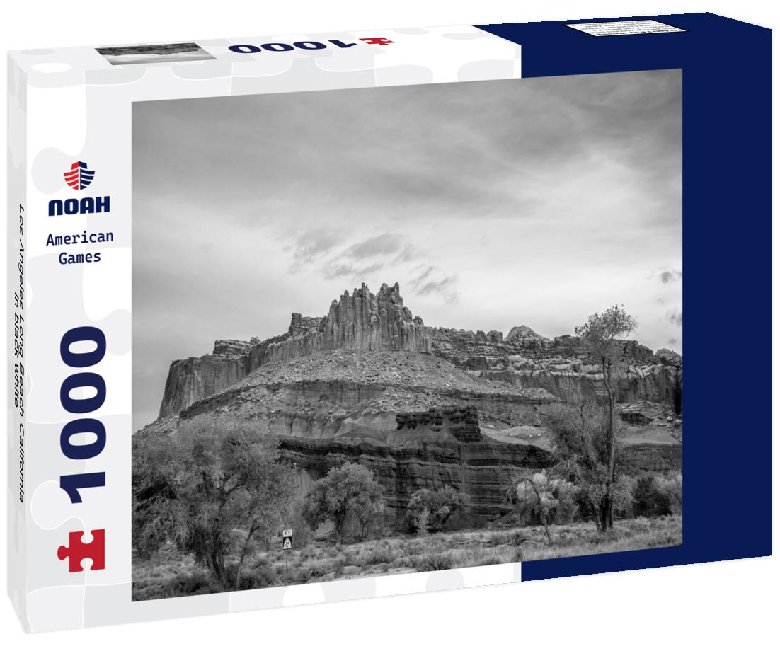 Noah Jigsaw Puzzle Los Angeles Long Beach California in black white 1000 pieces