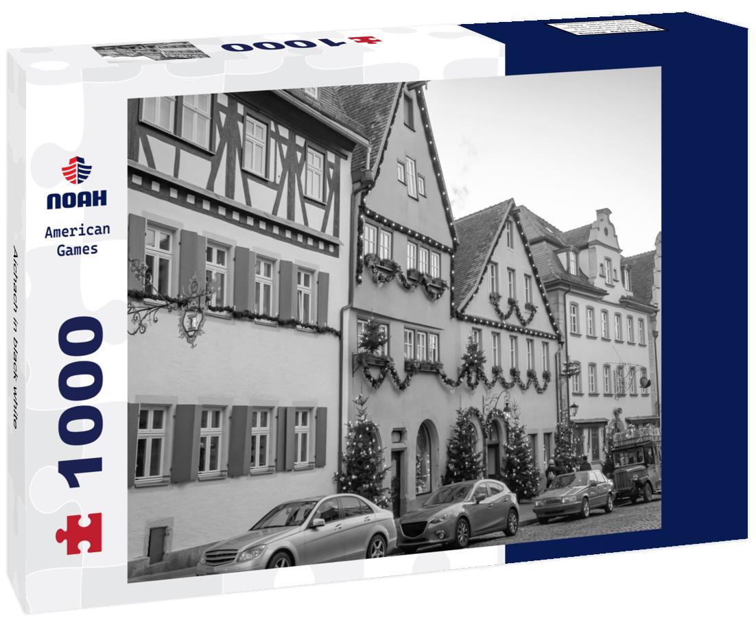 Noah Jigsaw Puzzle Aichach in black white 1000 pieces