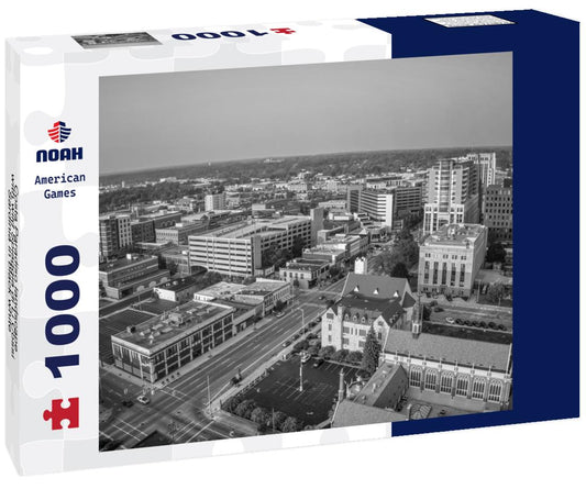 Noah Jigsaw Puzzle Costa Paradiso landscape, with wild Spiaggia di Li Cossi, Sardinia in black white 1000 pieces