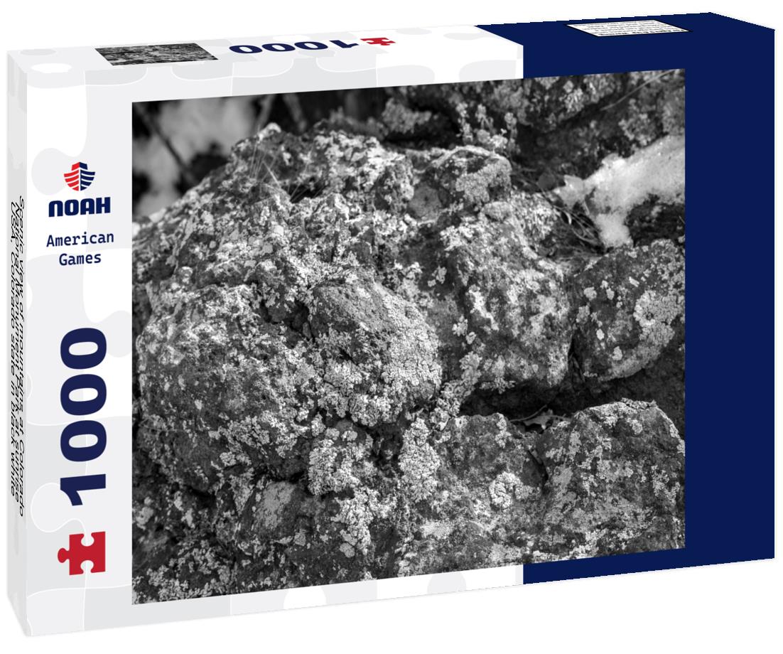 Noah Jigsaw Puzzle Capulin Volcano National Monument is captured in New Mexico. in black white 1000 pieces