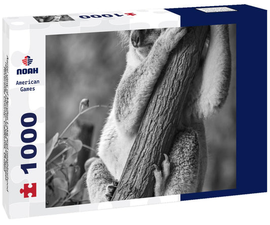 Noah Jigsaw Puzzle Aerial view of Menifee Lake and neighborhood, residential subdivision vila during sunset. Riverside County, California, United States in black white 1000 pieces