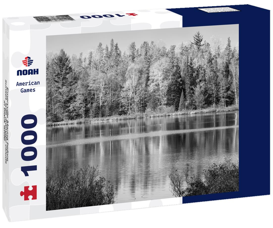 Noah Jigsaw Puzzle Emeryville Marina before sunset, with dramatic clouds in black white 1000 pieces