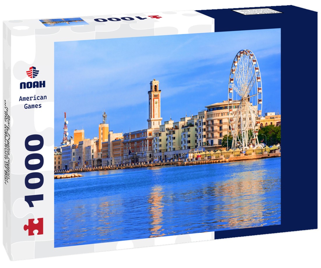 Noah Jigsaw Puzzle Bari, Puglia region, Italy: Big Ferris wheel on the waterfront of Bari 1000 pieces