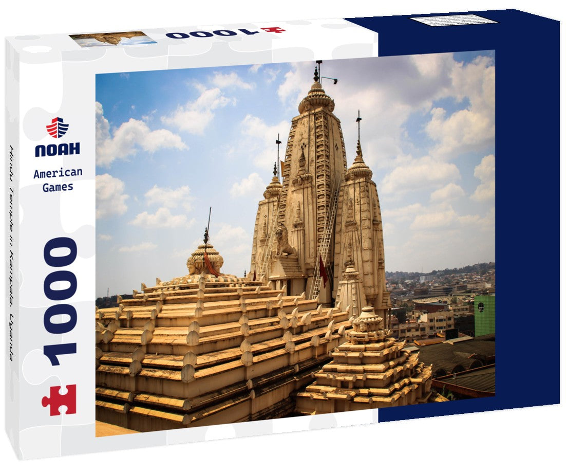 Noah Jigsaw Puzzle Hindu Temple in Kampala. Uganda 1000 pieces