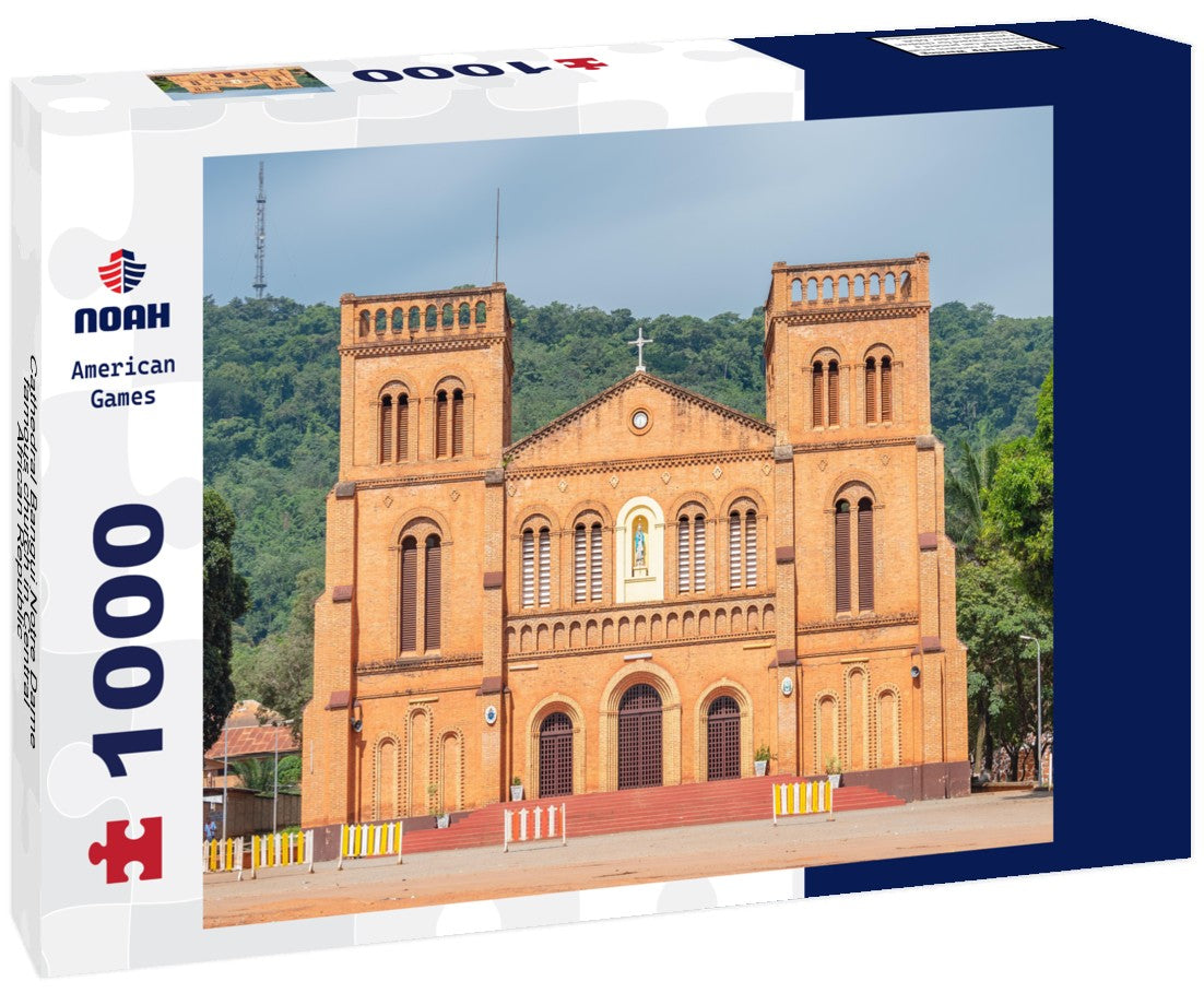 Noah Jigsaw Puzzle Cathedral Bangui Notre Dame, famous church in Central African Republic 1000 pieces