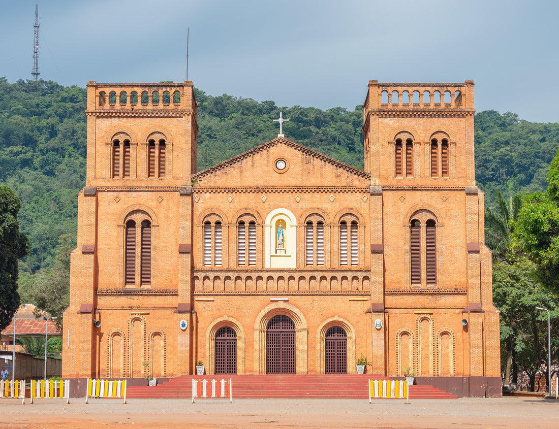 Noah Jigsaw Puzzle Cathedral Bangui Notre Dame, famous church in Central African Republic 1000 pieces