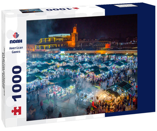 Noah Jigsaw Puzzle Jamaa el Fna market square in Marrakesh medina, Marrakesh, Morocco 1000 pieces