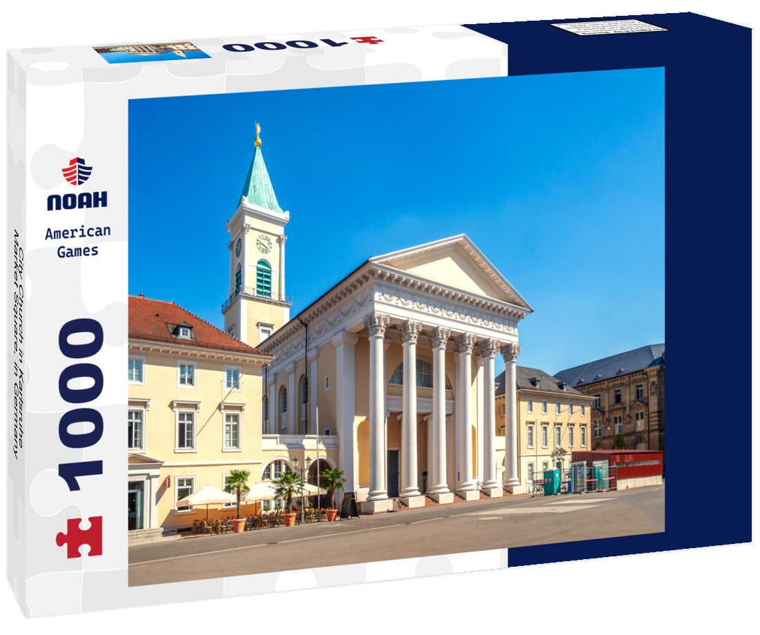 Noah Jigsaw Puzzle City Church in Karlsruhe, Market Square, in Germany 1000 pieces