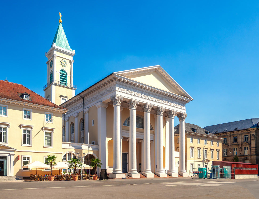 Noah Jigsaw Puzzle City Church in Karlsruhe, Market Square, in Germany 1000 pieces