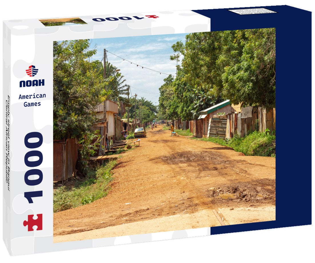 Noah Jigsaw Puzzle Empty street view in Bangui Central African Republic 1000 pieces