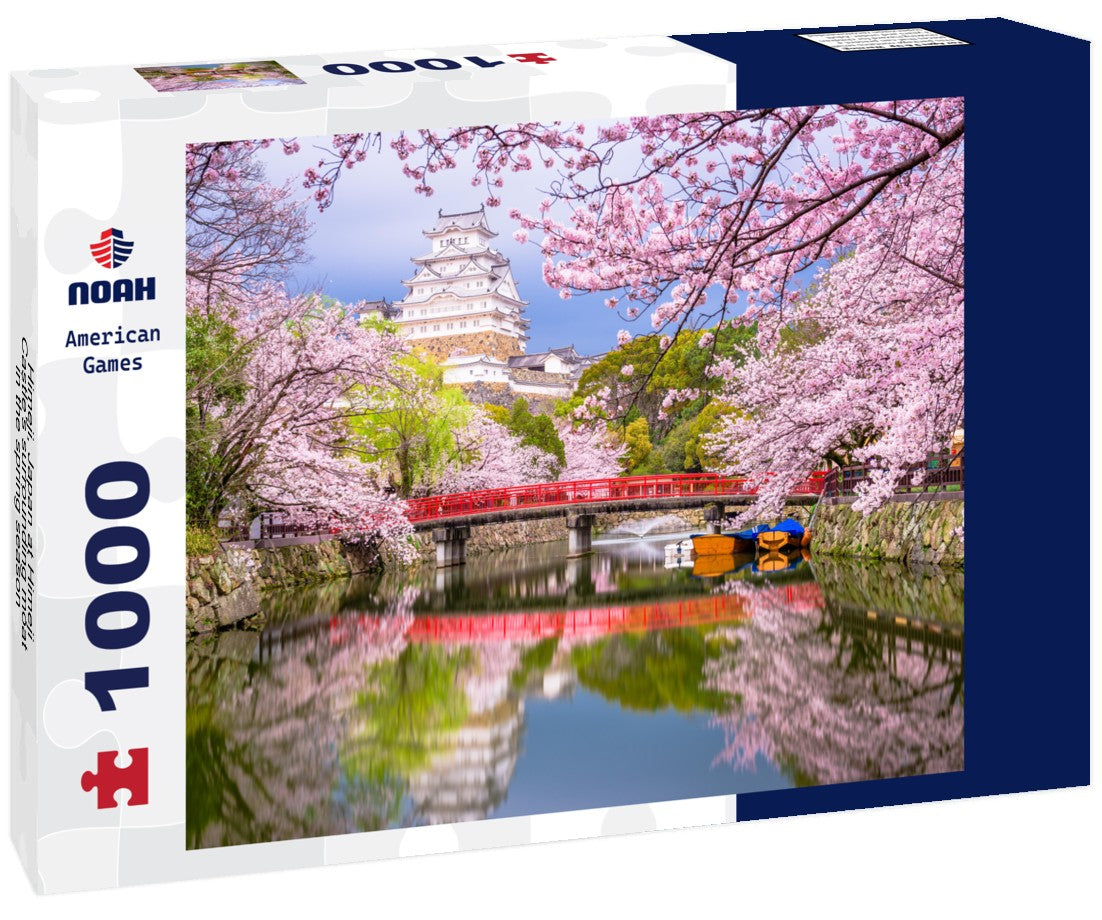 Noah Jigsaw Puzzle Himeji, Japan at Himeji Castle's surrounding moat in the spring season 1000 pieces