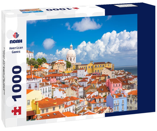 Noah Jigsaw Puzzle Lisbon, Portugal city skyline over the Alfama district 1000 pieces