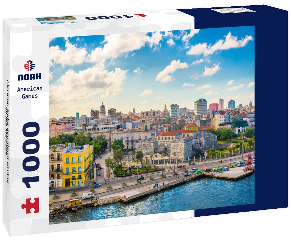 Noah Jigsaw Puzzle Havana, Cuba downtown skyline on the Malecon 1000 pieces