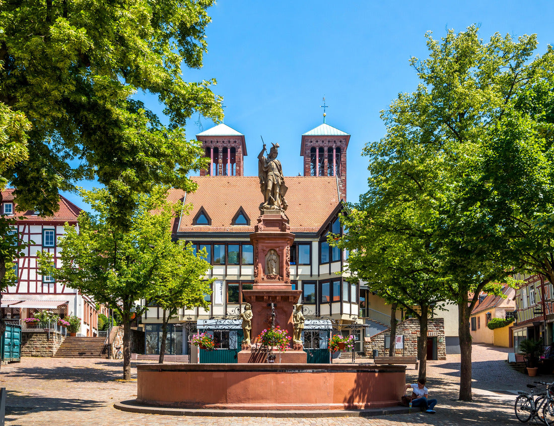 Noah Jigsaw Puzzle Market Place in Bensheim, Germany 1000 pieces