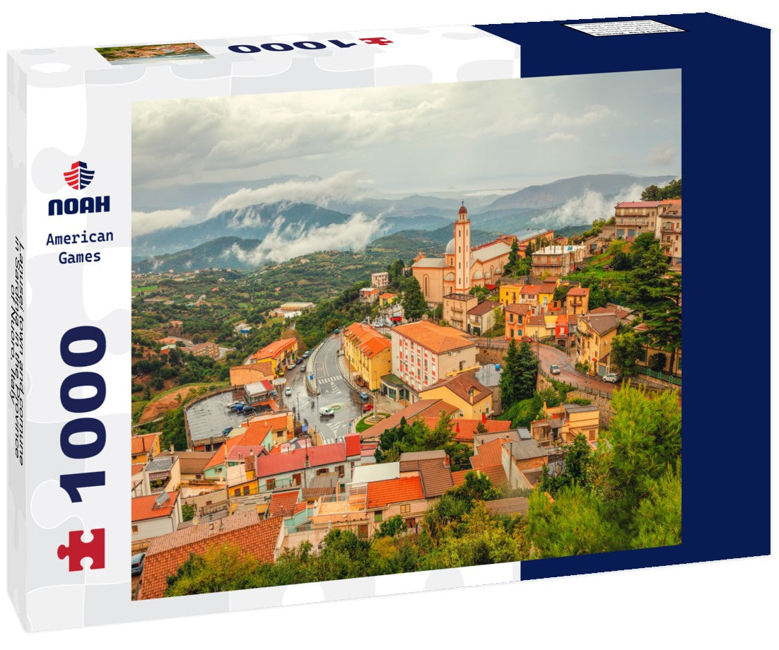 Noah Jigsaw Puzzle Lanusei town and comune in Sardinia in the Province of Nuoro, Italy 1000 pieces