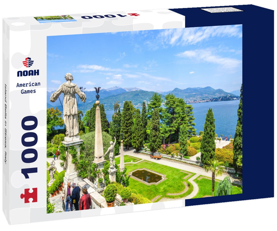 Noah Jigsaw Puzzle Island Bella in Stresa, Italy 1000 pieces