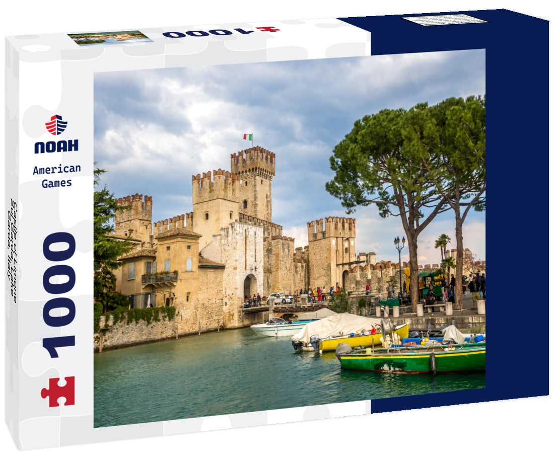 Noah Jigsaw Puzzle Castle of Limone Sul Garda, Lake Garda, Italy 1000 pieces