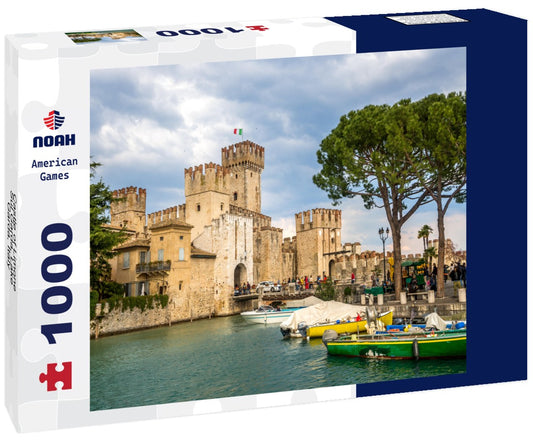Noah Jigsaw Puzzle Castle of Limone Sul Garda, Lake Garda, Italy 1000 pieces