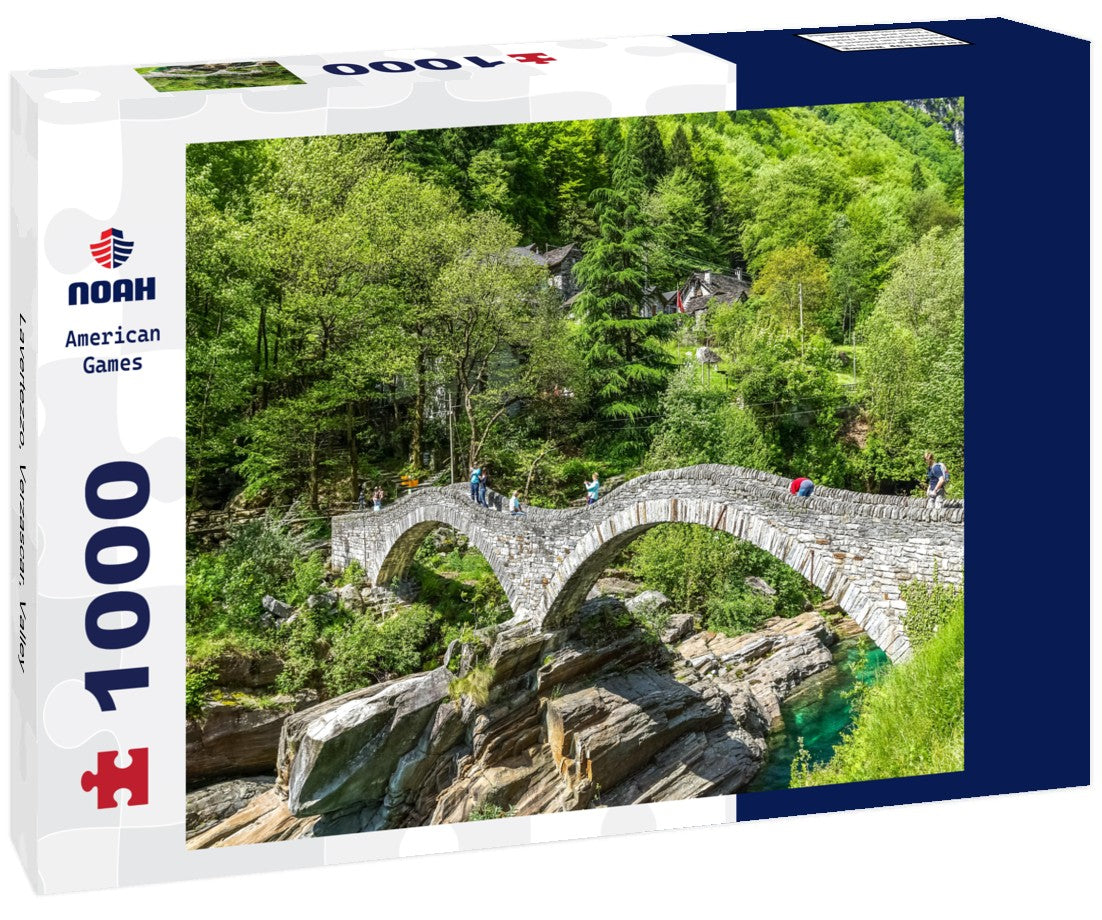 Noah Jigsaw Puzzle Lavertezzo, Verzascar, Valley 1000 pieces
