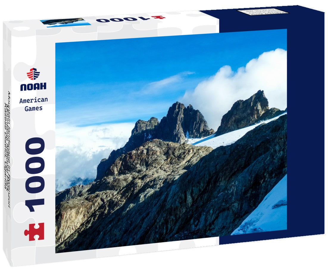 Noah Jigsaw Puzzle Mountain landscape in Rwenzori Mountains National Park, Kasese District, Uganda 1000 pieces