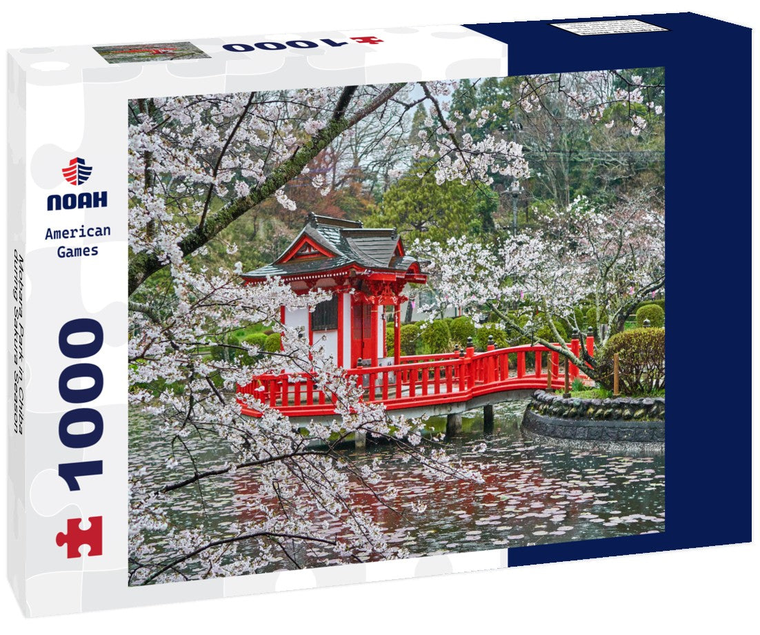 Noah Jigsaw Puzzle Mobara Park in Chiba during Sakura Season 1000 pieces