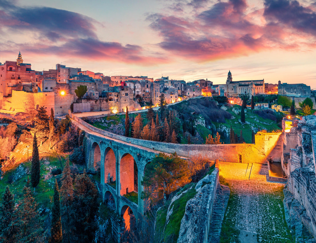 Noah Jigsaw Puzzle Incredible beginning of spring on Gravina in Puglia. Wonderful morning landscape of Puglia, Italy 1000 pieces