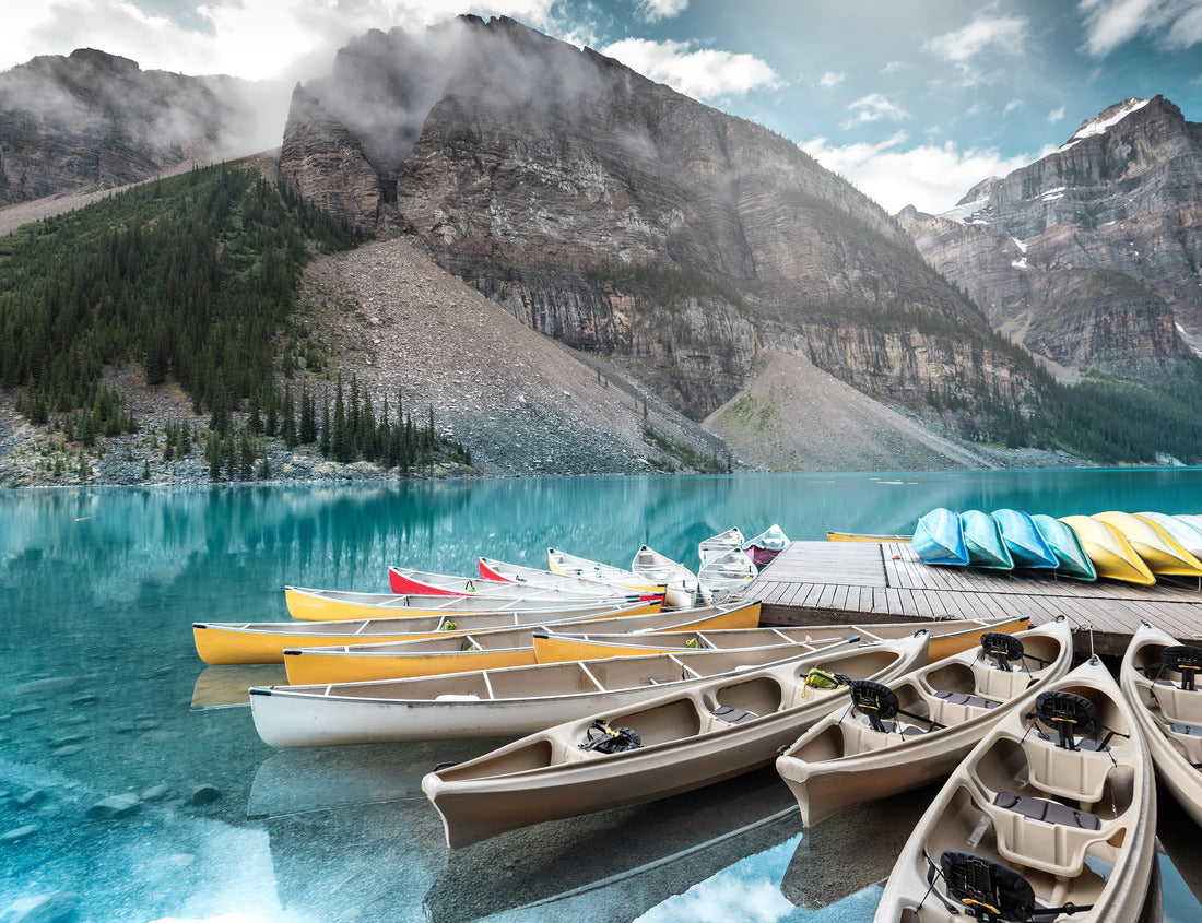 Noah Jigsaw Puzzle Beautiful sea moraine in Banff National Park, Alberta, Canada 1000 pieces