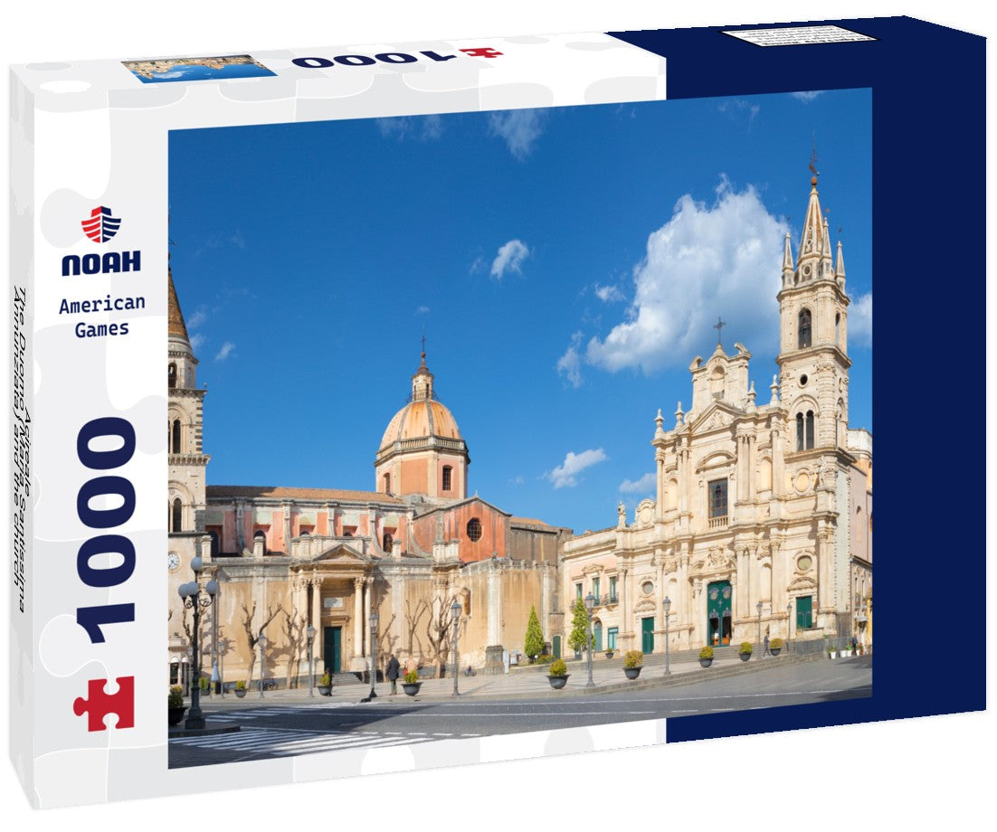 Noah Jigsaw Puzzle Acireale - The Duomo (Maria Santissima Annunziata) and the church Basilica dei Santi Pietro e Paolo 1000 pieces