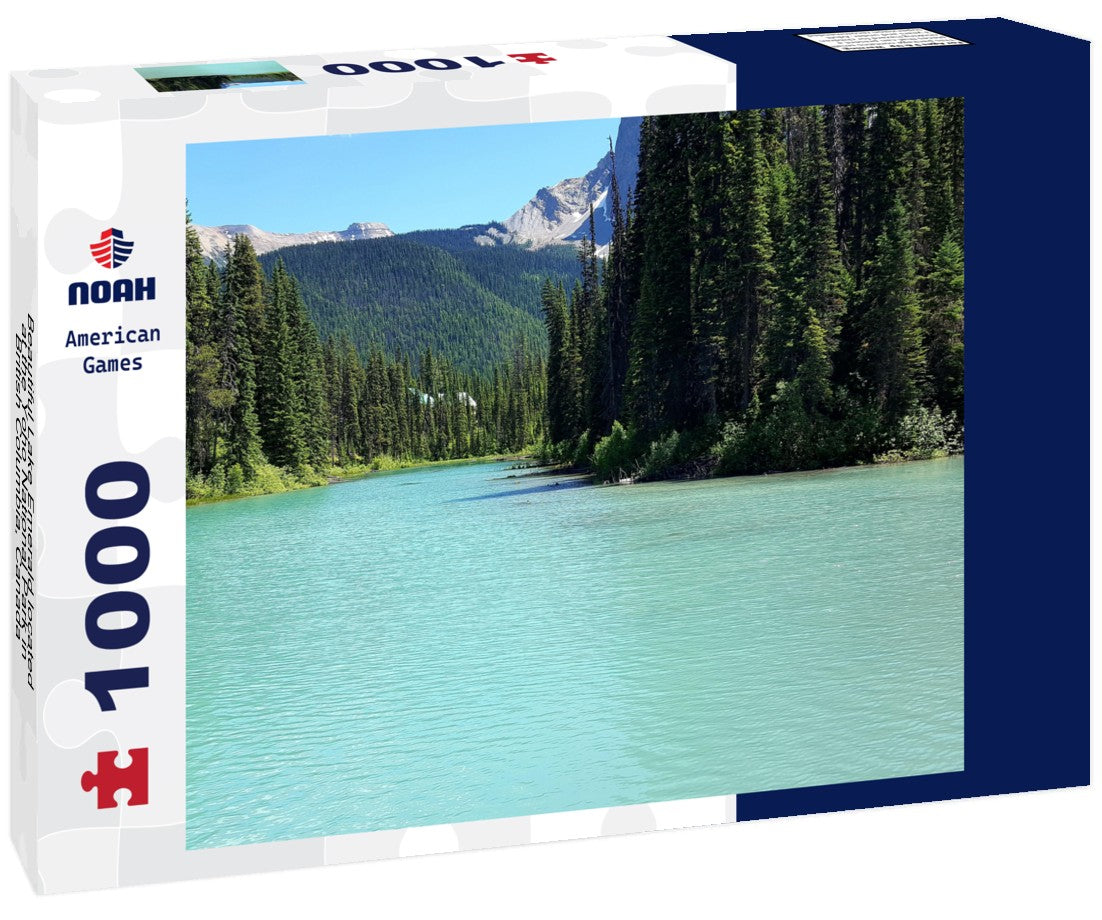Noah Jigsaw Puzzle Beautiful Lake Emerald located at the Yoho National Park in British Columbia, Canada 1000 pieces