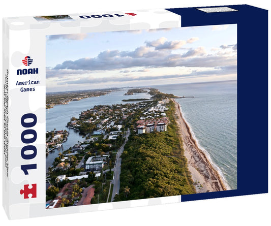 Noah Jigsaw Puzzle Boynton Beach Florida Sunrise View north with the ocean to the east and the inlet to the west 1000 pieces