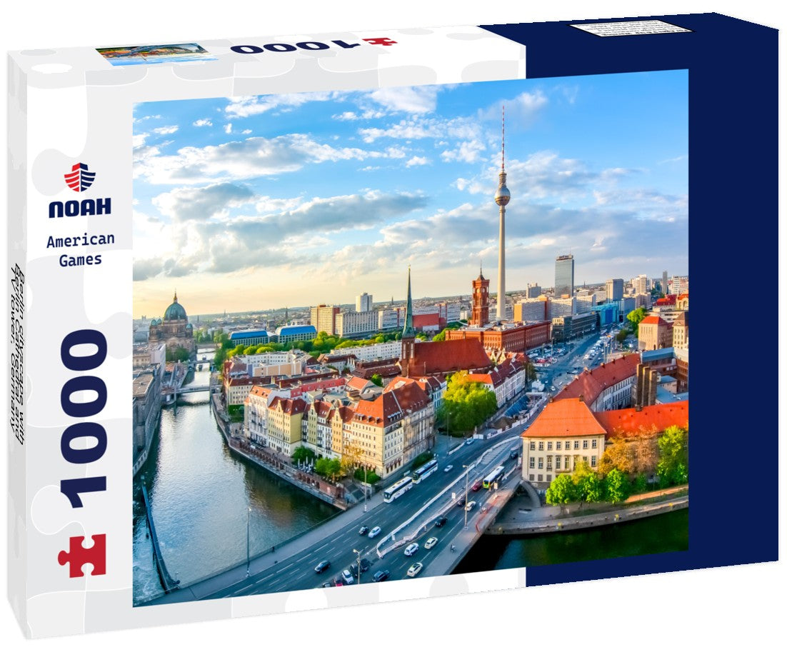 Noah Jigsaw Puzzle Berlin cityscape with Berlin Cathedral and TV tower, Germany 1000 pieces