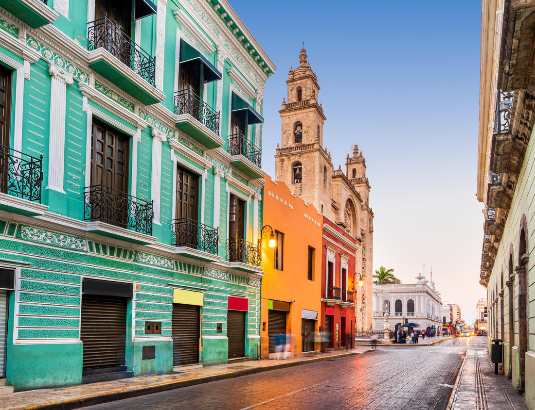 Noah Jigsaw Puzzle Merida, Mexico. San Idefonso Cathedral in the colonial city of Yucatan Peninsula 1000 pieces