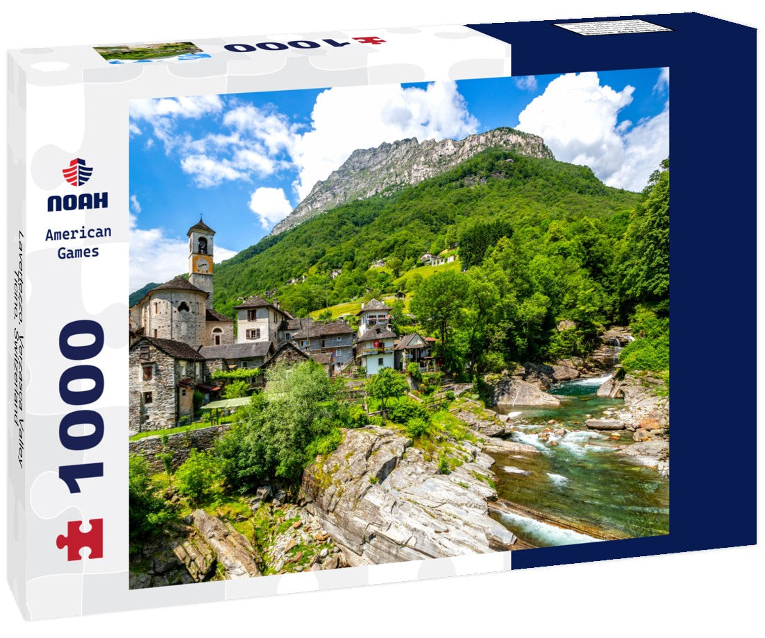 Noah Jigsaw Puzzle Lavertezzo, Verzasca Valley, Ticino, Switzerland 1000 pieces