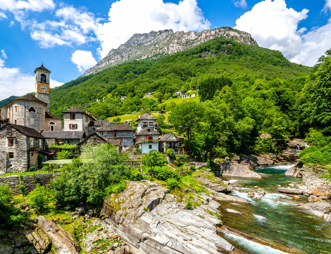 Noah Jigsaw Puzzle Lavertezzo, Verzasca Valley, Ticino, Switzerland 1000 pieces