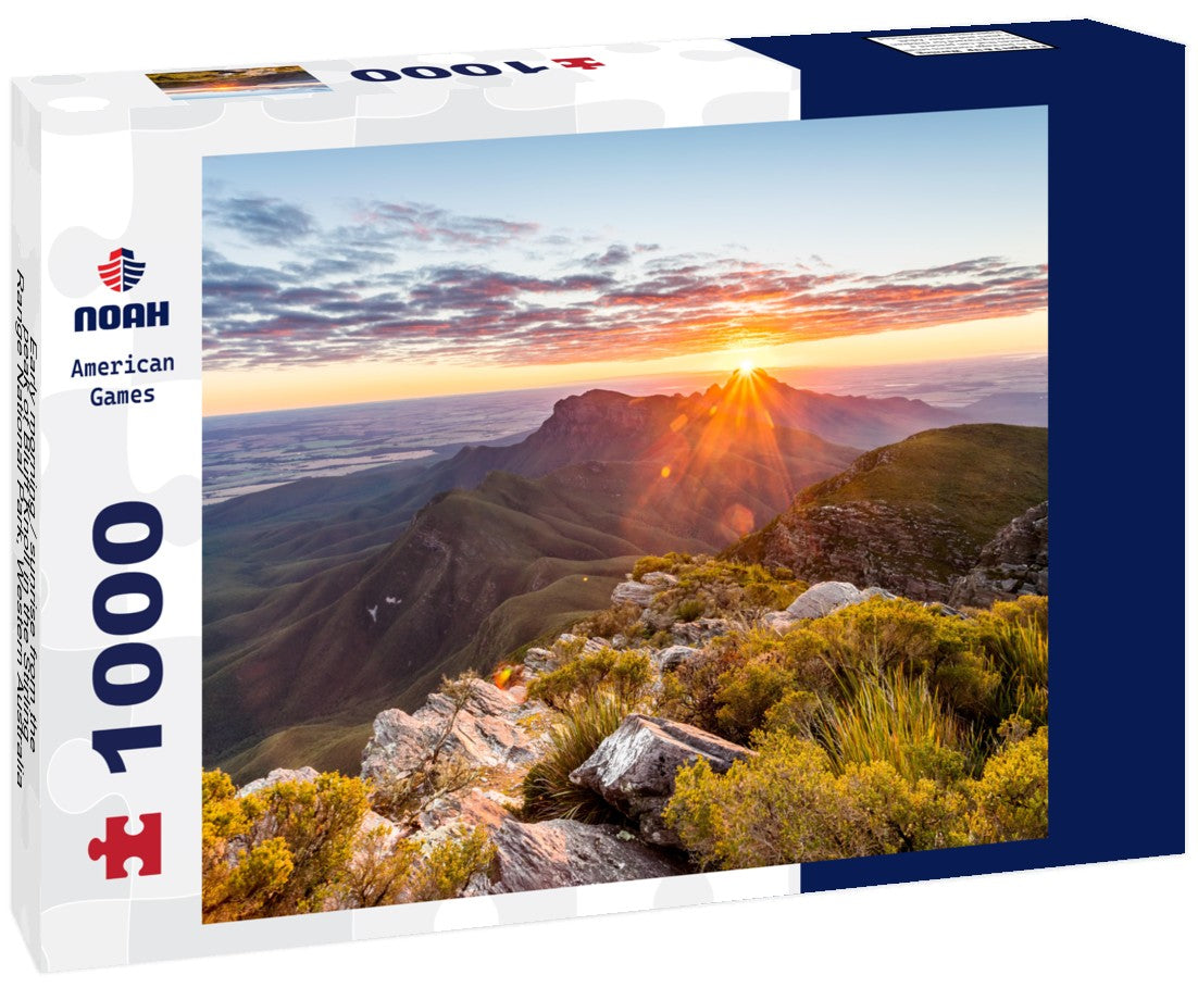Noah Jigsaw Puzzle Early morning / sunrise from the peak of Bluff Knoll in the Stirling Range National Park, Western Australia, Australia 1000 pieces